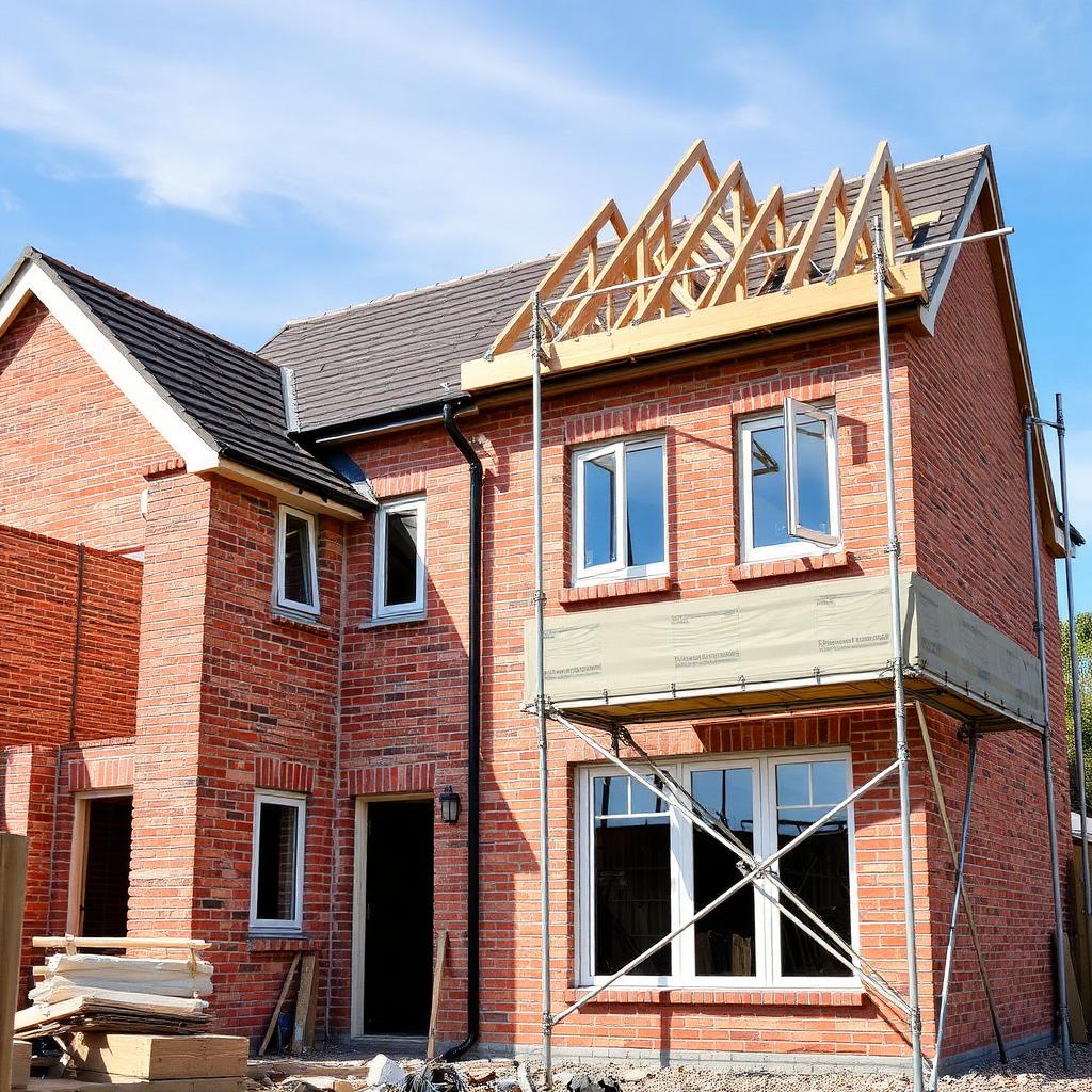 Residential home under construction